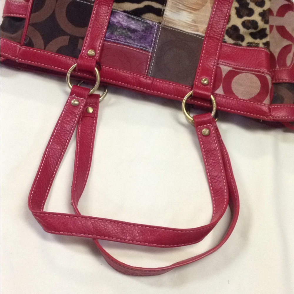 Used Coach patchwork shoulder bag - Picture 8 of 8